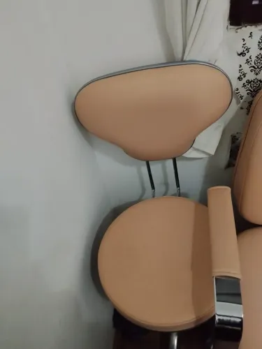 Poltrona cadeira maquiagem estética reclinável + mocho