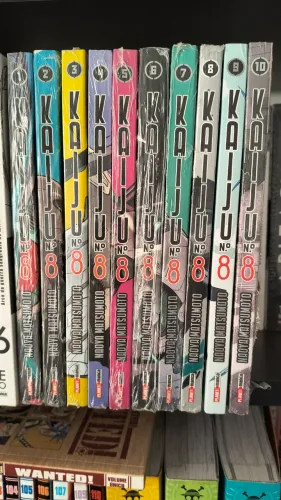 Mangá Kaiju n8 vols. 1 ao 10 Lacrados