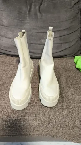 Bota Zara aoffe white Tratorada 