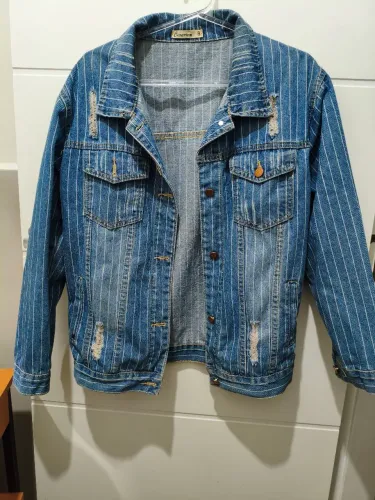 Jaqueta jeans feminina tamanho M
