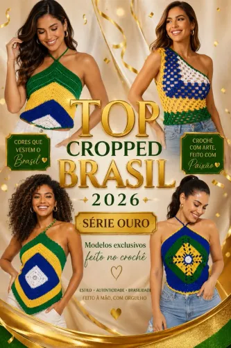 Top Cropped Brasil Copa 2026