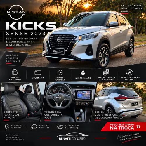 Nissan Kicks Sense 1.6 16V Flex AUT 2023