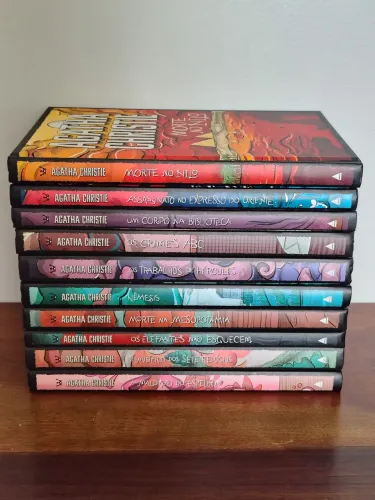 Coleção c/ 10 Livros Agatha Christie Capa Dura Harper Collins (Favor ler a Descrição)