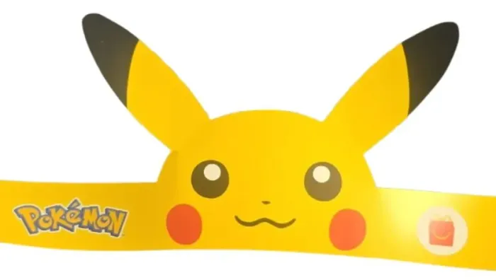 Coroa de papel do Pikachu (PoKéMoN) brinde colecionável (Nintendo®)