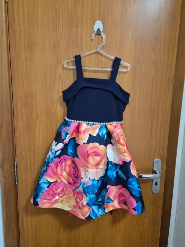 Vestido Infantil Festa 5 anos Semi Novo