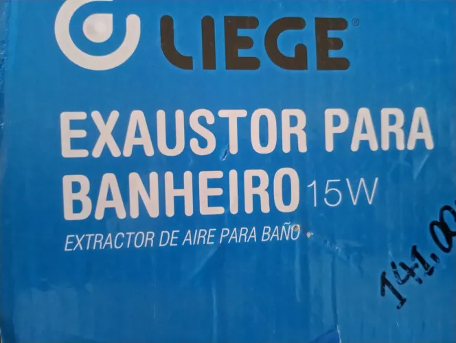Exaustor para banheiro