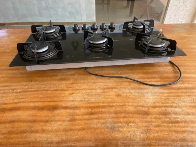 Fogão cook top eletrolux 5 bocas