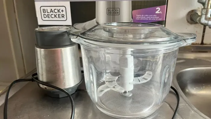 Processador de Alimentos Black+Decker Gourmand Gris (MP300G) - Seminovo