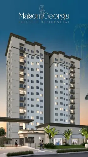 Edificio Maison Georgia  2 quartos 44m²,01 vaga em Parque Cuiabá - Cuiabá - MT