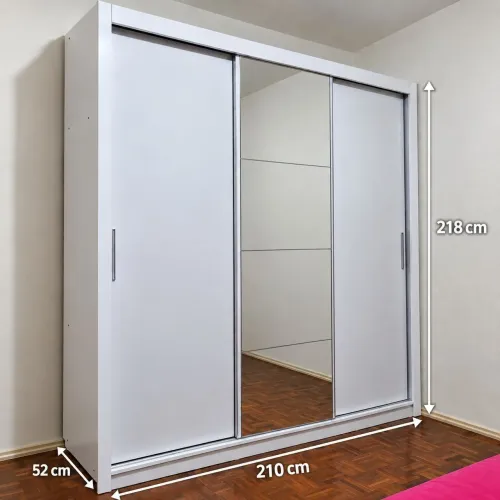 Roupeiro de casal porta de correr