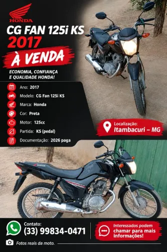 Honda CG Fan 125i 2017-18