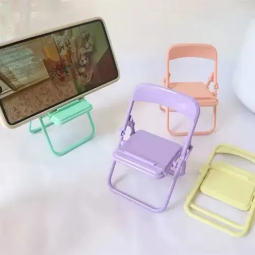 Suporte Porta Celular de Mesa Dobrável