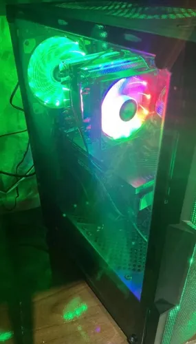 PC Gamer Ryzen 5 + GTX 1660 Super + Monitor 24 - Completo