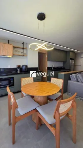 Apartamento mobiliado de 55m² para alugar 1 quarto, sendo 1 suite no bairro Nova Campinas