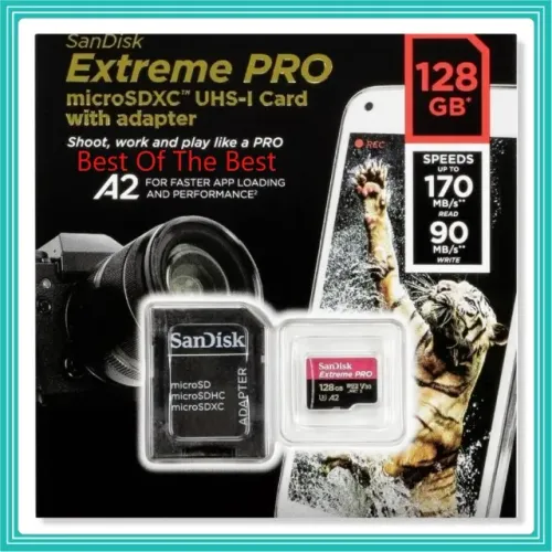 Cartao Memoria Sandisk Micro Sdxc Extreme Pro 170mb/s 512gb