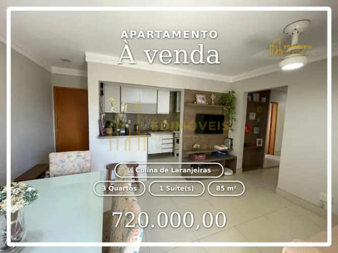 Seu novo lar: apartamento no Condomínio Itaúna em Colina de Laranjeiras!