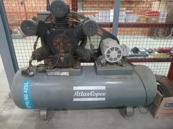 Compressor De Ar 60 Pés 425L 15HP 175 PSI ATLAS COPCO