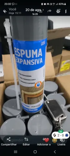 Espuma Expansiva 500 gramas super Oferta