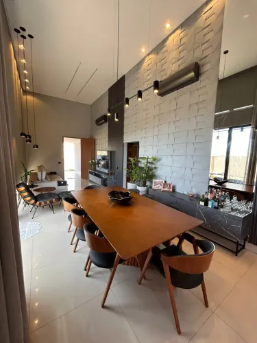 Casa 3 suítes mobiliada para locação, condomínio terras Alpha 2