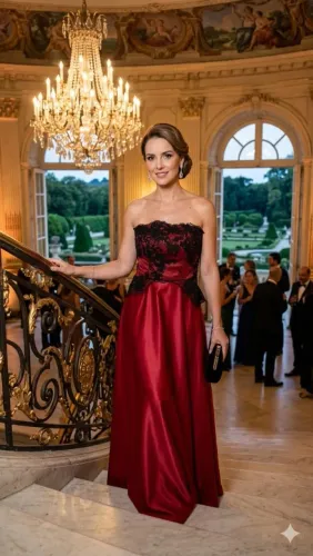 Vestido festa vermelho lindíssimo P