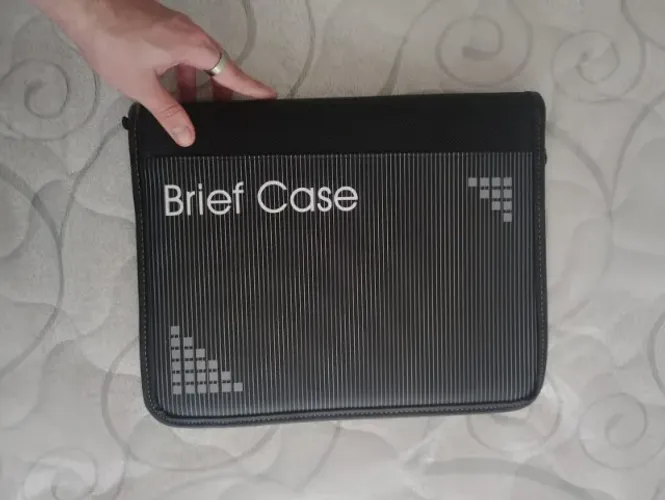 Fichário grande para faculdade (folhas) ou para carregar notebook