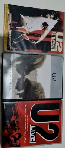 3 DVD original U2