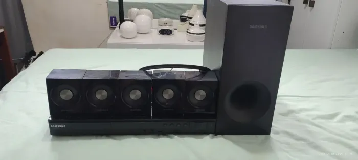 Home theater Samsung com defeito