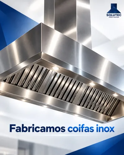 Coifas em inox 