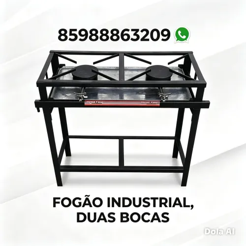 Fogão industrial 2 bocas