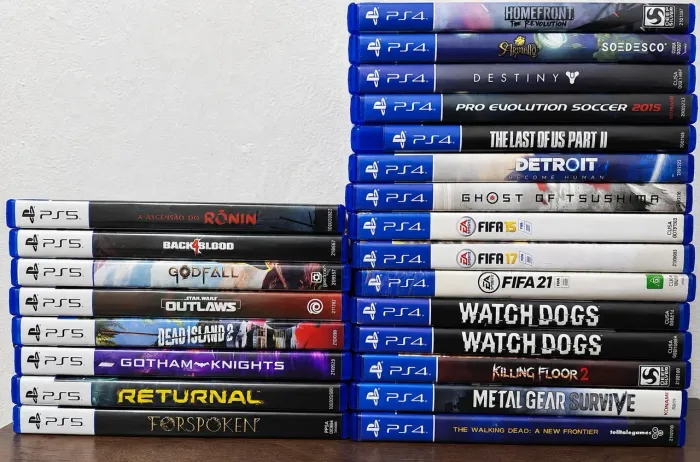 Lote jogos PS4 e PS5