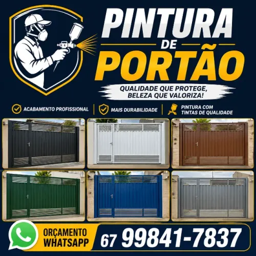 Pinturas, Casa e Portão.