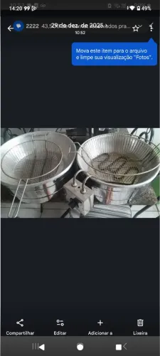 Duas Fritadeira elétrica por 500 semi nova