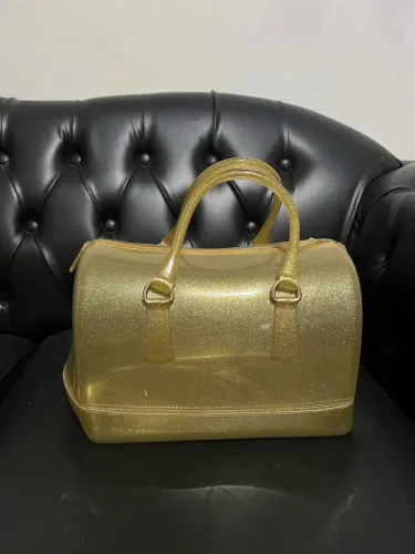 Jelly Bag Amarela com Glitter Original 30cm