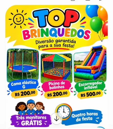 Aluguel de brinquedos 