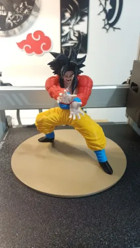 Figure action impressão 3D Dragon Ball Gt Goku SS4 15cm