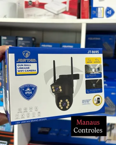 Câmera de Segurança Lente Dupla Wi-Fi ( Interna / externa ) - Promoção 