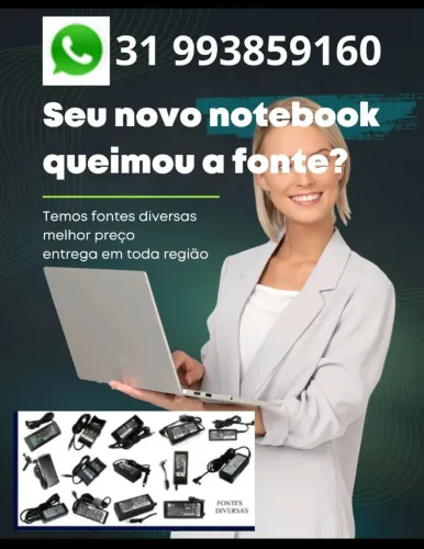 Fontes notebook diversas, venha conferir entregamos toda a região, garantia 30 dias