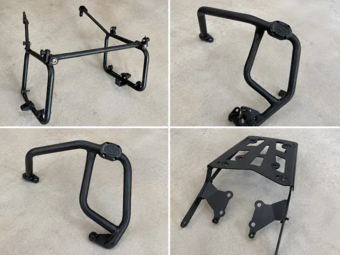Suporte de baús laterais, protetor de motor e suporte de baú traseiro cb500x 2019