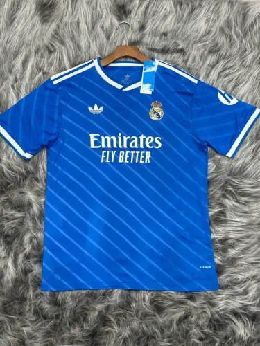 Camisa Real Madrid Azul Adidas Originals 25/26 XL
