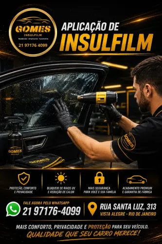 Insulfilm Automotivo - Residencial e Comercial 
