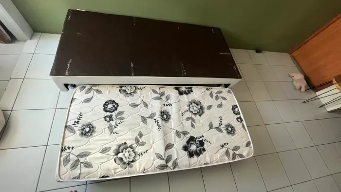 Base cama Box baú com bicama 