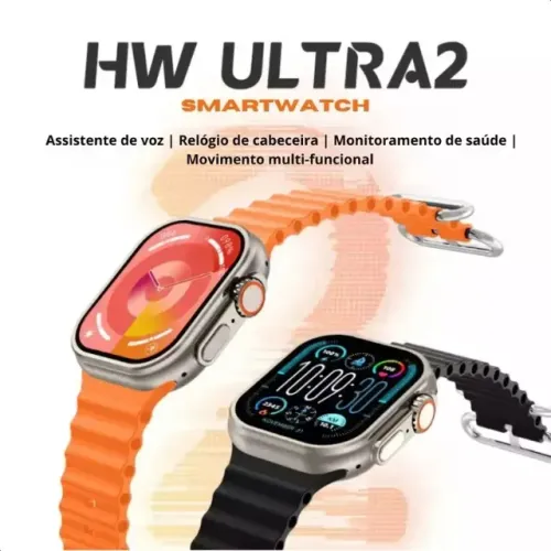 HW Ultra 2 Smartwatch completo tela enorme GPS Integrado | Novo Lacrado Frete Grátiis