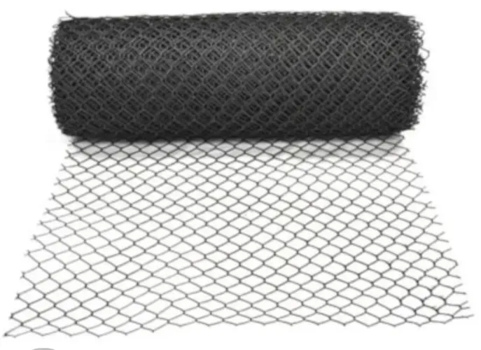Tela para pinteiro 1,50x50 mts malha 2,5 cm cor preta 
