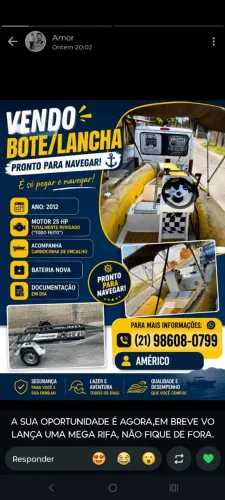 Bote lancha 