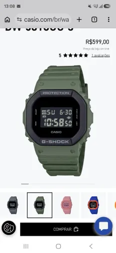 O mais bonito dos Gshock original com caixa