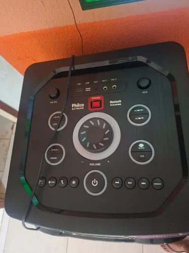 CAIXA DE SOM AMPL PHILCO LED FESTA