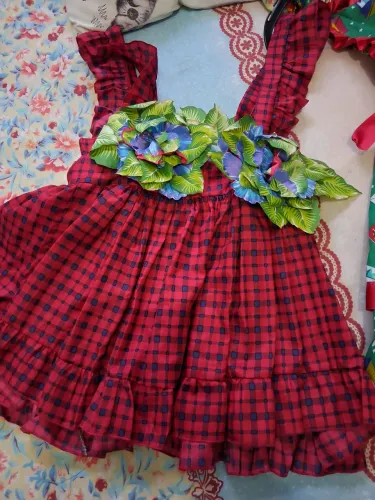 Vestido quadrilha Adulto