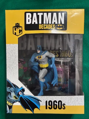 Miniatura Batman 1960s Decades - Eaglemoss Hero Collector (Novo na Caixa)