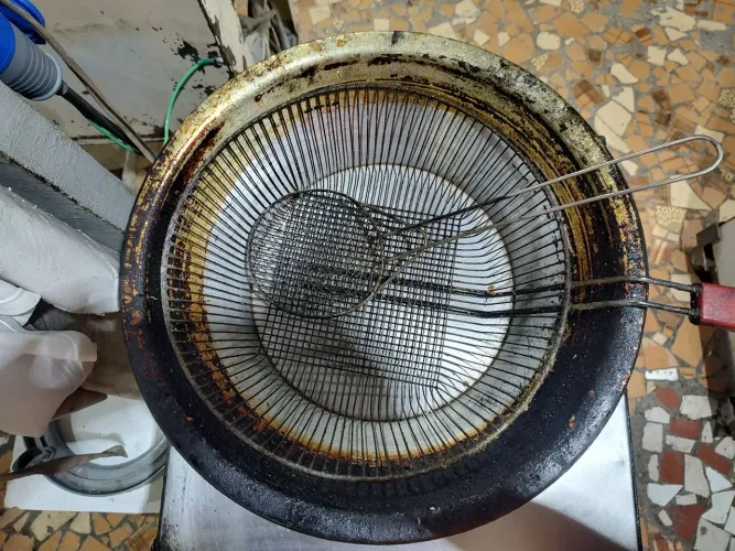 Fritadeira a gás para 5 l de óleo