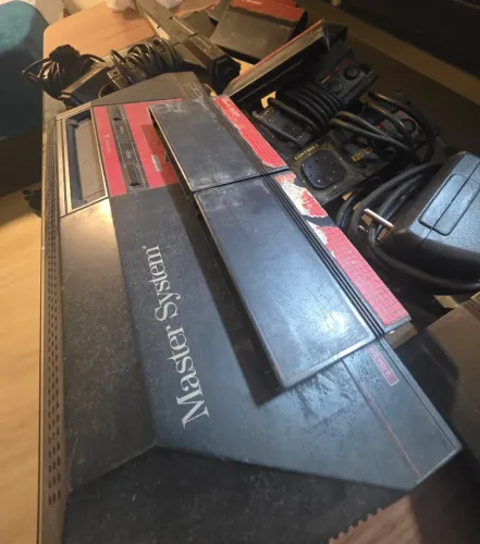 Master System Original - Muitas Fitas e 4 Controles